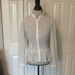 Ann Taylor Loft Peplum Top